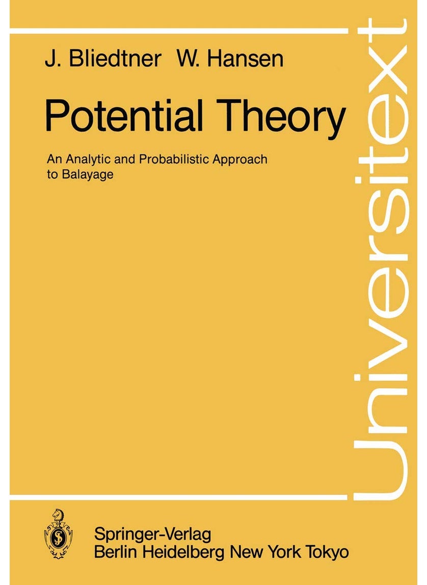 Potential Theory: An Analytic and Probabilistic Approach to Balayage 