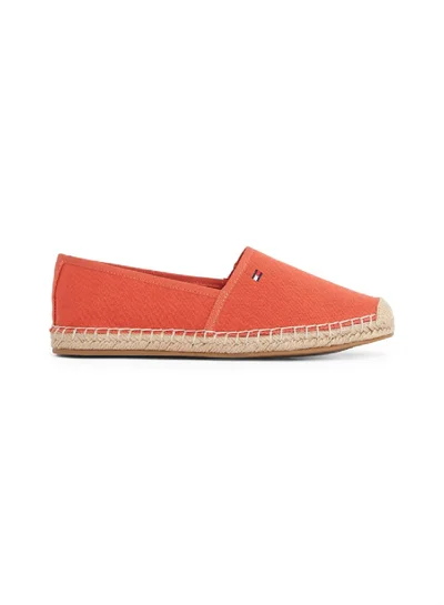 TOMMY HILFIGER Flag Embroidery Canvas Espadrilles