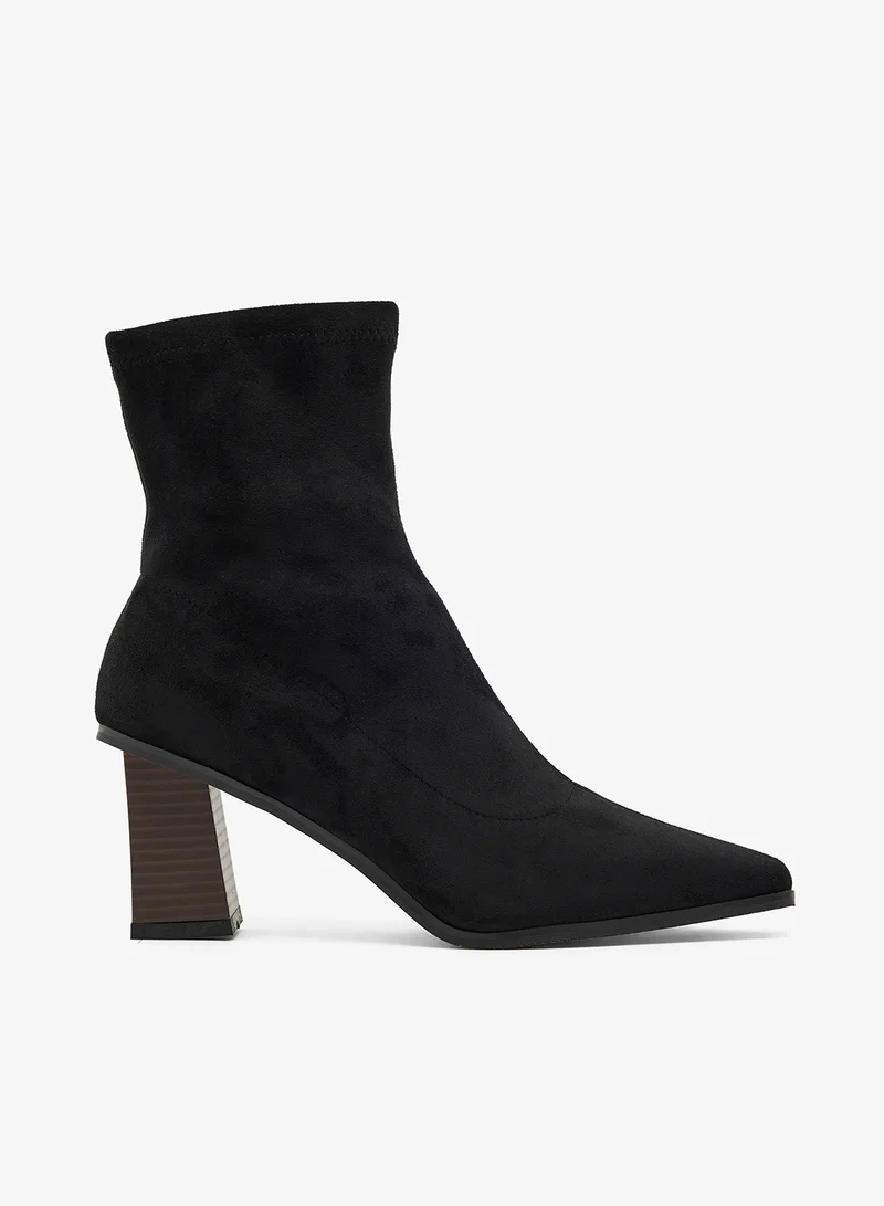 ELLA Block Heel Ankle Boots