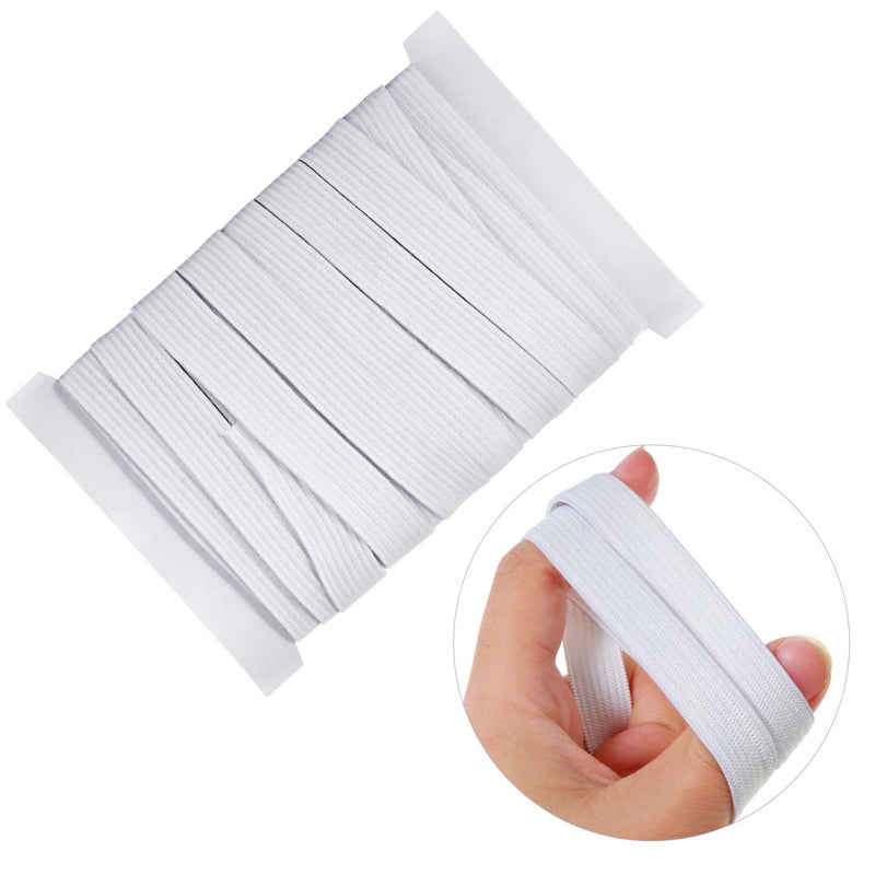 Shappy Elastic for Sewing Knit Elastic Band(1/2 Inch X 11 Yards,White) - Image 5