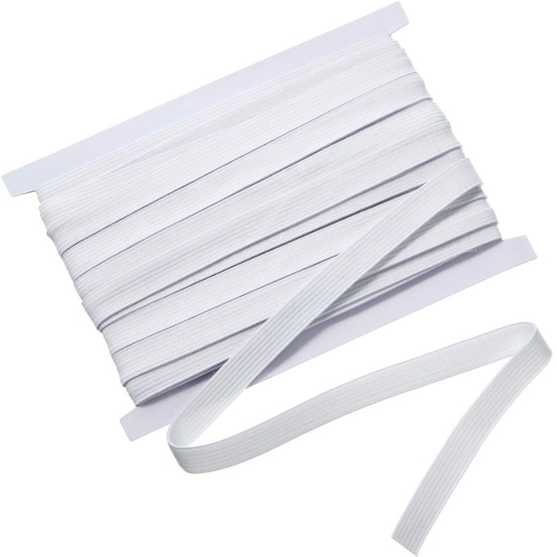 Shappy Elastic for Sewing Knit Elastic Band(1/2 Inch X 11 Yards,White) - Image 1