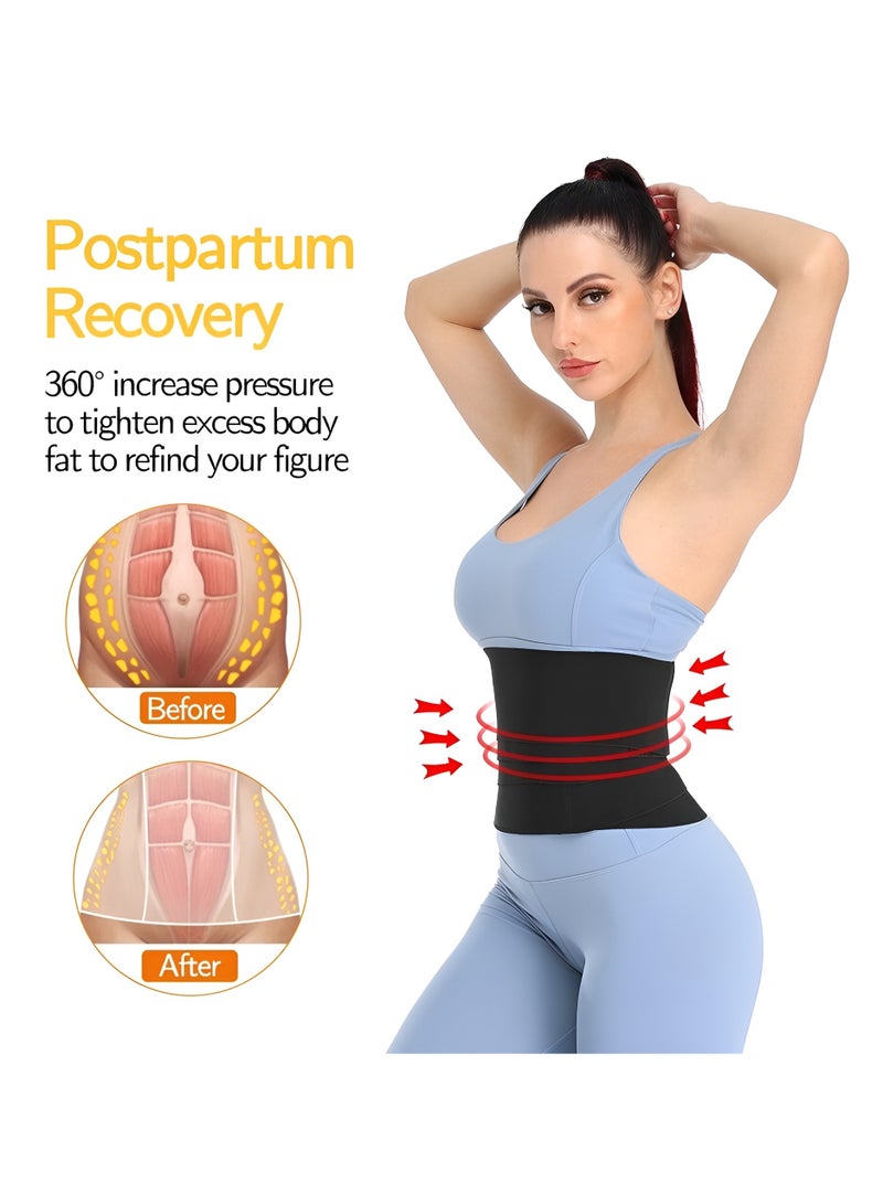 بلان A مشد خصر لتنحيف الجسم للنساء، دعامة ظهر مريحة قابلة للتعديل لدعم وتخفيف آلام أسفل الظهر، مشد خصر غير مرئي، حزام البطن (3 متر) - Image 4