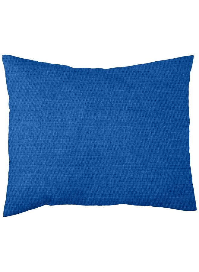 SHEETWORLD.COM غطاء وسادة السفر المريح من شيت وورلد - 100% قطن بيركال ناعم - أزرق ملكي - صنع في الولايات المتحدة الأمريكية - Image 1