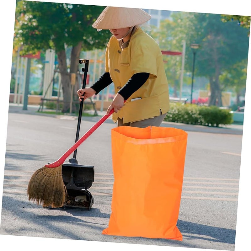 حامل نفايات خارجي مقاوم للرياح مع حقيبة من قماش أكسفورد السميك لسهولة جمع النفايات - Image 5