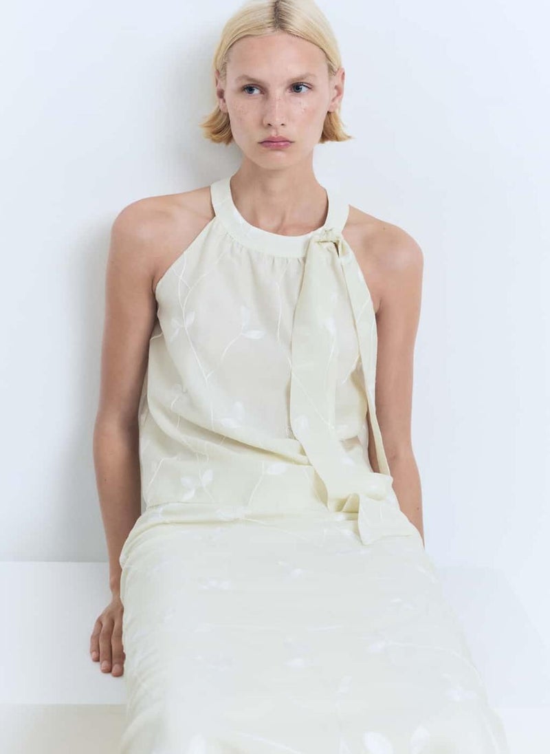MANGO Flowers Midi Skirt  - Image 3