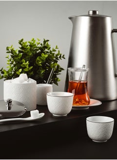 دلتي طقم شاي وقهوة 28 قطعة زجاج وبورسلين  - Image 3