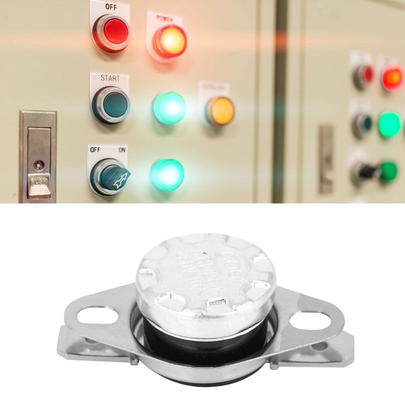Thermal Switch Normally Open AC250V 10A High Accuracy Quick Response - Compact Lightweight Design for 23 Temperature Options - Image 4