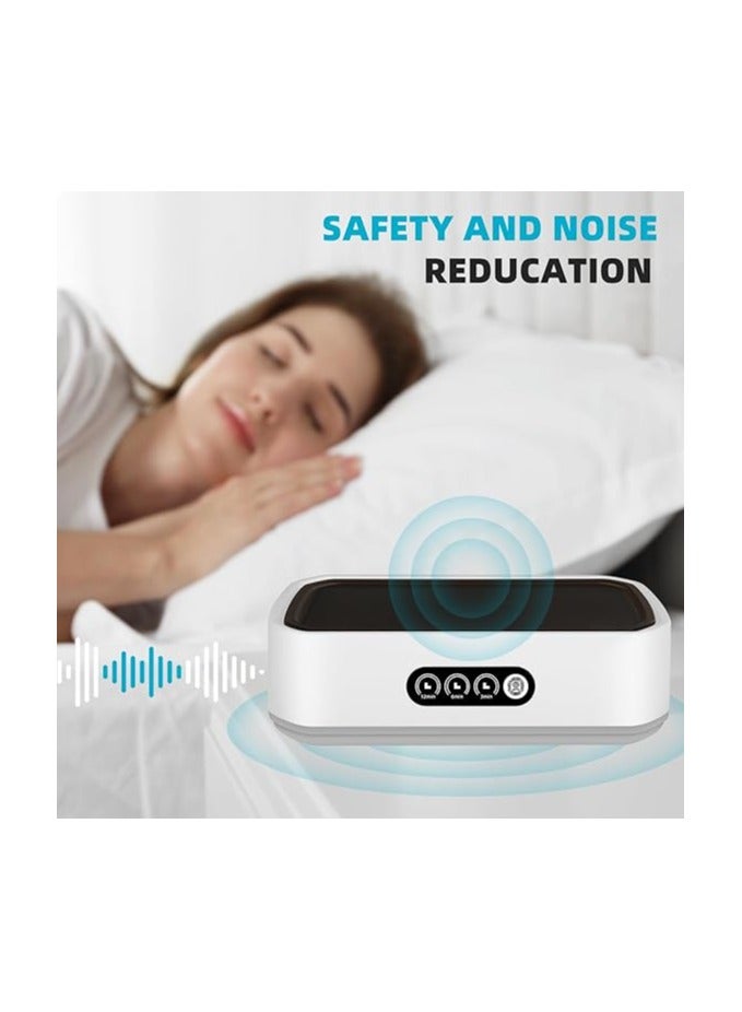 Ultrasonic Cleaner 600mL 46kHz 5 Cleaning Modes Jewelry Cleaner with Watch Stand for Jewelry Necklace Ring Glasses Watch Denture - Image 5