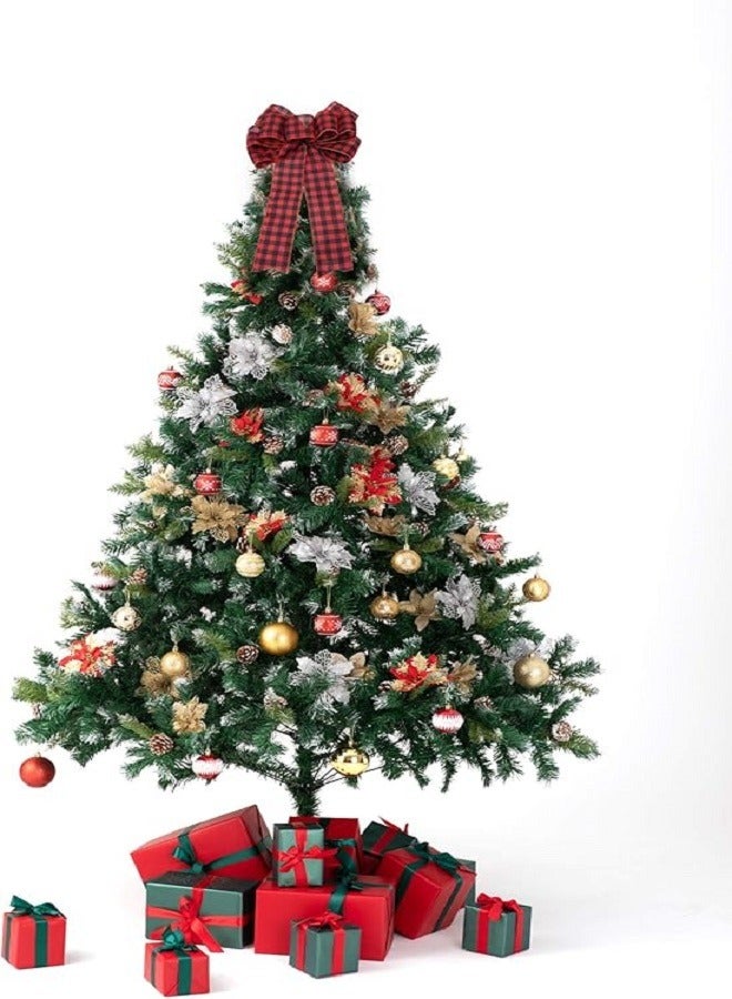 1.8 meters Christmas tree 166pcs set Christmas decoration with stand for party (180cm/166set) - Image 1