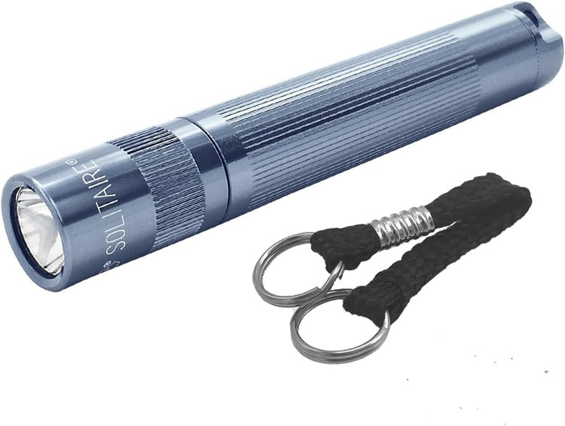 Maglite Solitaire Incandescent 1-Cell AAA Flashlight Gray