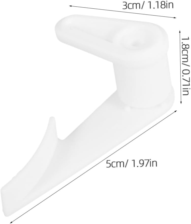 مشابك إضاءة السقف حوامل أغطية المصابيح 10 قطع مقاس 5X3X1.8 سم لتركيب التركيبات - Image 3