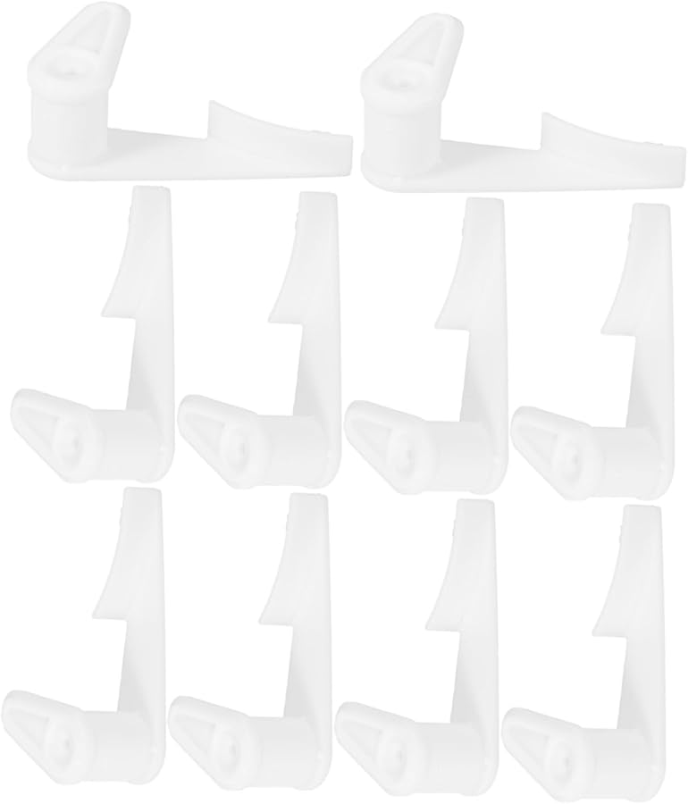 مشابك إضاءة السقف حوامل أغطية المصابيح 10 قطع مقاس 5X3X1.8 سم لتركيب التركيبات - Image 1