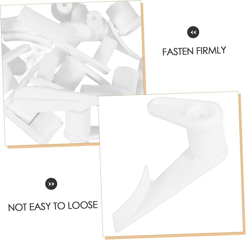 مشابك إضاءة السقف حوامل أغطية المصابيح 10 قطع مقاس 5X3X1.8 سم لتركيب التركيبات - Image 4