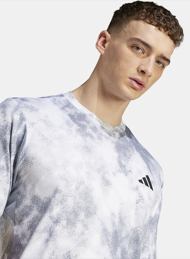 Adidas Train Essentials Seasonal All Over Print T-Shirt - Image 4