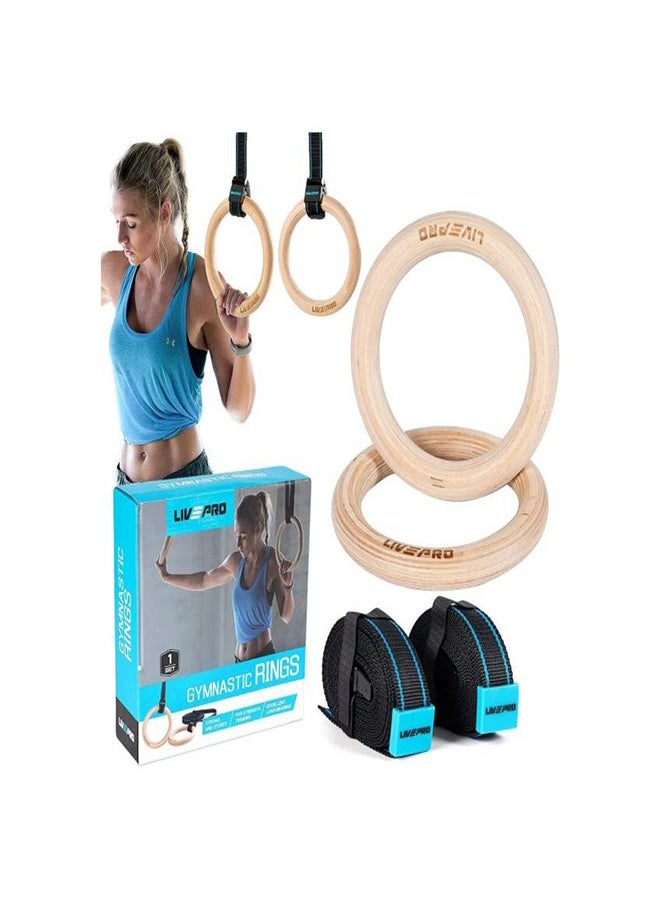 LivePro Livepro Wood Gym Ring Lp8123 
