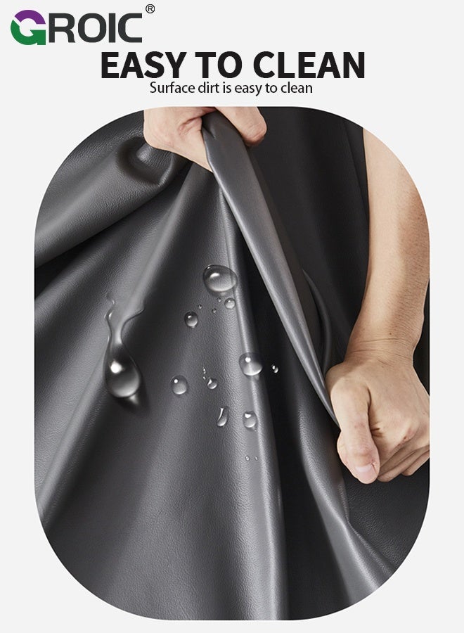 GROIC وسادة دعم أسفل الظهر للسيارة، وسادة مقعد السيارة، دعم الظهر للسيارة، وسادة مقعد خلفي للسيارة من رغوة الذاكرة الناعمة لتخفيف آلام الظهر، وسادة مقعد القيادة - Image 4