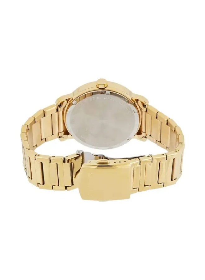 سيتيزن Classic Quartz Men's Watch BE9182-57E, 42 mm Black Dial, Gold-Tone Stainless Steel Case & Bracelet, 50 m WR - Image 3