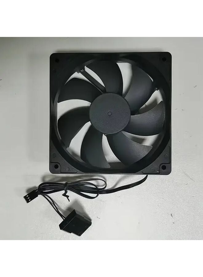 HEKUWD واجهة مزدوجة 4 72 بوصة مروحة حاسوب بلاستيكية صامتة لتبريد جهاز الكمبيوتر المكتبي - Image 1