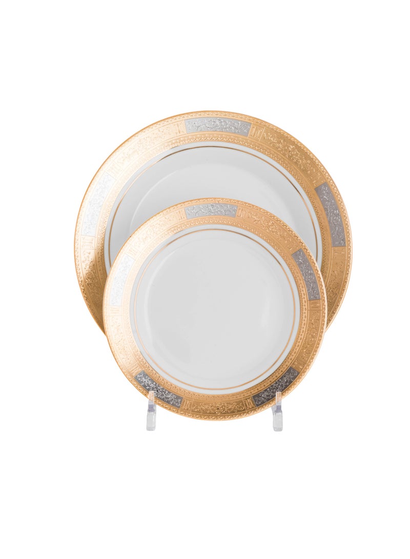 كازا روزا طقم عشاء من البورسلين 32 قطعة لـ 6 أشخاص - Image 2