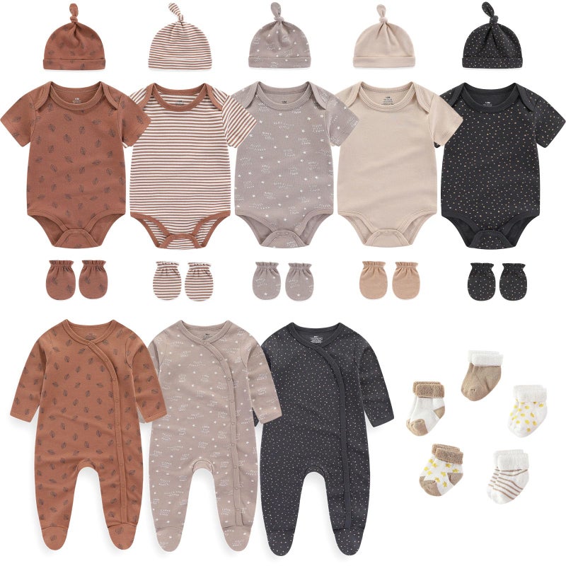 Ruliby New Born Clothes Cotton Layette Gift Outfit Set Unisex Baby Clothing and Accessories 36 Months - Image 2