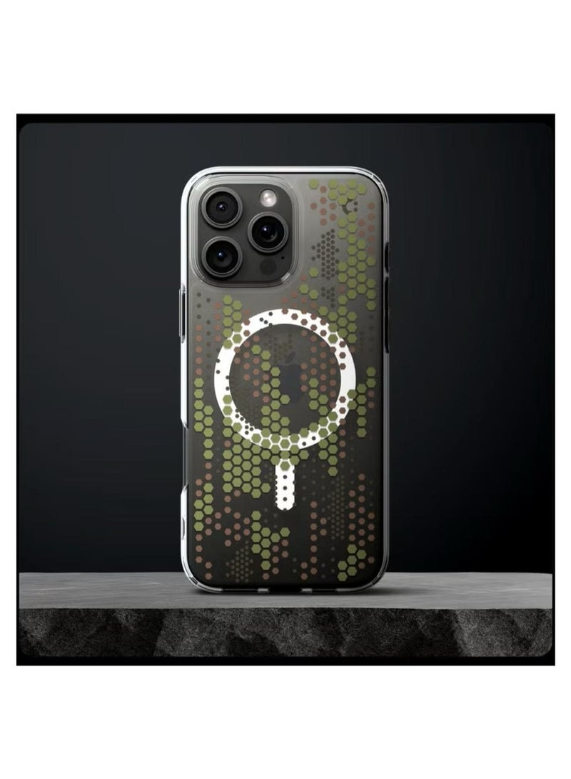 Ultra Hybrid MagFit for iPhone 16 Pro Case Cover with MagSafe (2024) Digital Camo