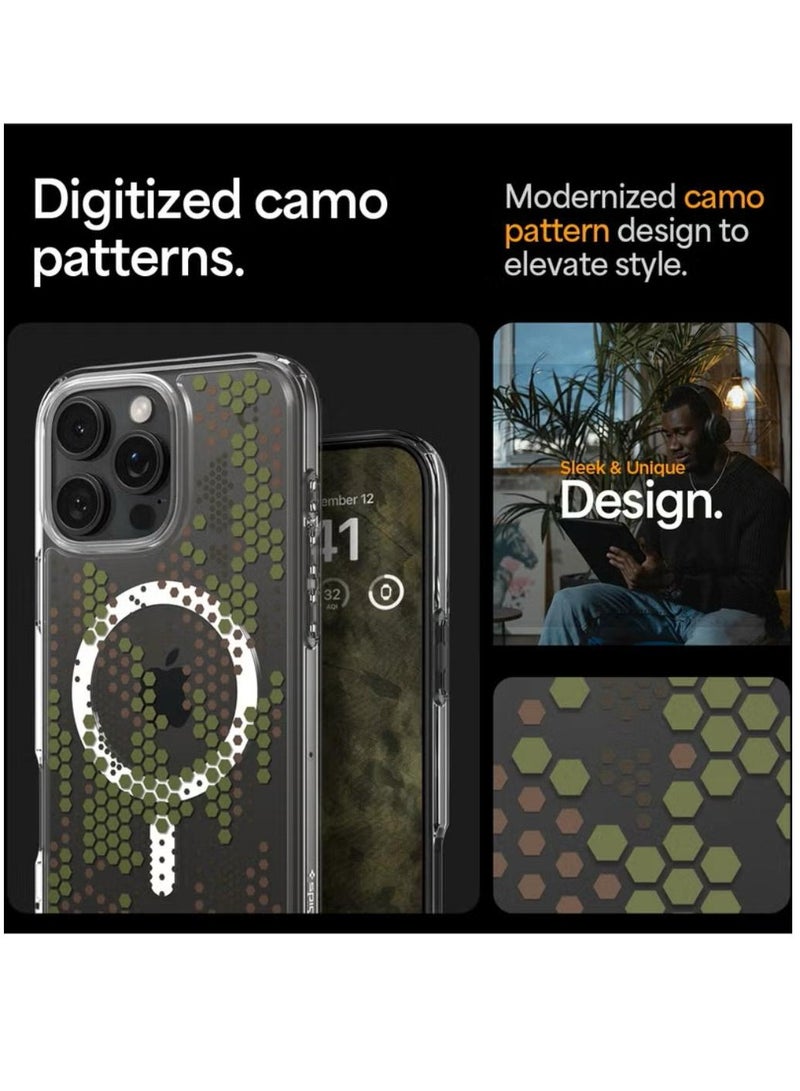 Ultra Hybrid MagFit for iPhone 16 Pro Case Cover with MagSafe (2024) Digital Camo