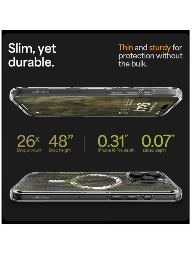 Ultra Hybrid MagFit for iPhone 16 Pro Case Cover with MagSafe (2024) Digital Camo