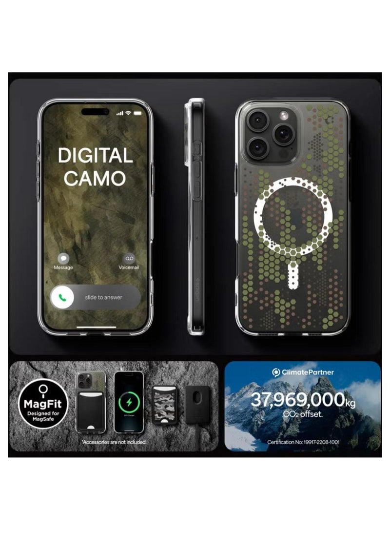Ultra Hybrid MagFit for iPhone 16 Pro Case Cover with MagSafe (2024) Digital Camo