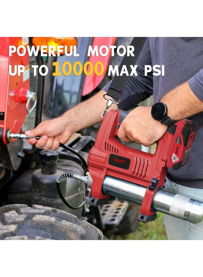 Mellif Cordless Grease Gun for Milwaukee 18V Battery - Image 4