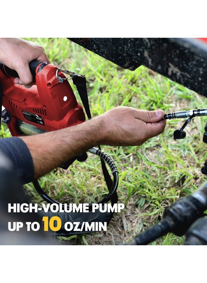 Mellif Cordless Grease Gun for Milwaukee 18V Battery - Image 5