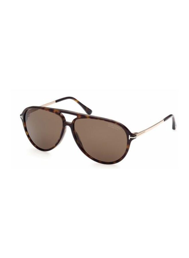 TOM FORD Men's Polarized Pilot Sunglasses - TF090952H62 - Lens Size: 62 Mm  - Image 1