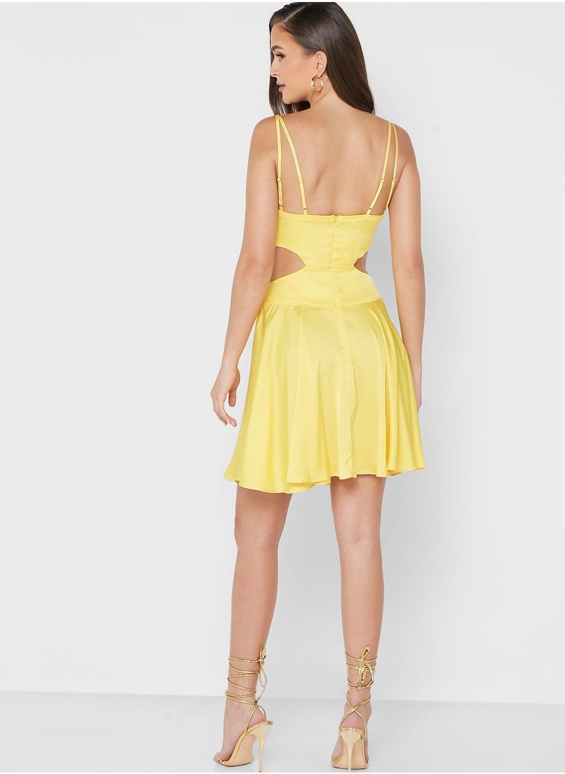 انيتاس فستان ضيق بحمالات - Image 2