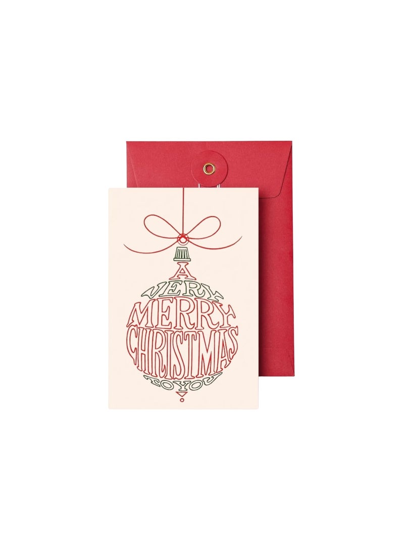 NorthLand Northland A Very Merry Christmas Greeting Card for Friends, Family, and Relatives, Parents, Mother, Father, Brother, Sister, Friends, Boyfriend, Girlfriend, Co-workers, Christmas Greeting Card for Send Christmas Wishes  - Image 1
