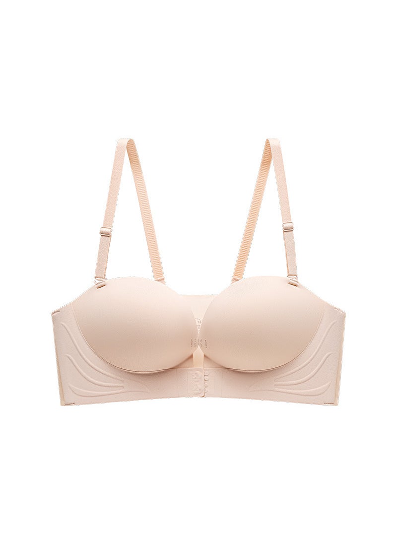 Generic - Strapless Bra Set Push-Up Anti-Slip Invisible khakis suit - Image 1