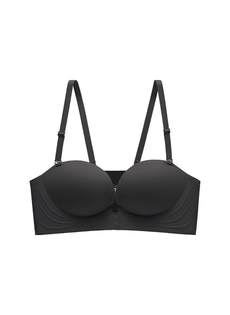 Generic - Strapless Bra Set Push-Up Anti-Slip Invisible khakis suit - Image 1
