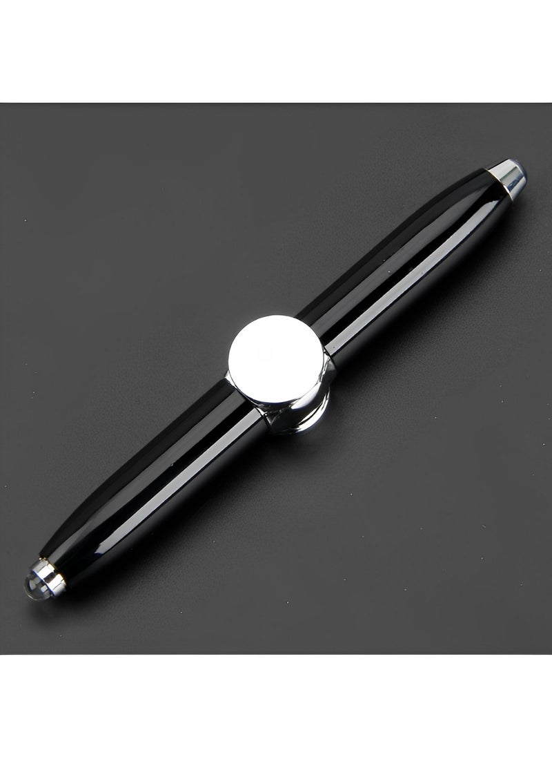 REOCLE Fidget Pen Spinner Pen with LED Light Multi Functional Help Stress Reducer Help Thinking Ballpoint Pen Rotating Anti Stress Anxiety Gift Pen  - Image 2