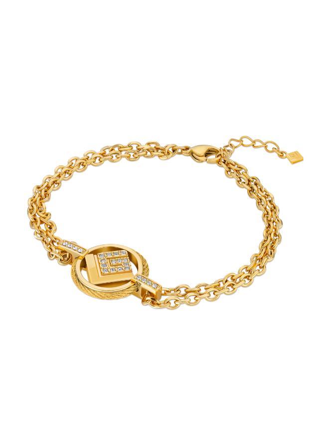 Guy Laroche Grace Gold-Plated Pearl Crystals Ring - Image 1