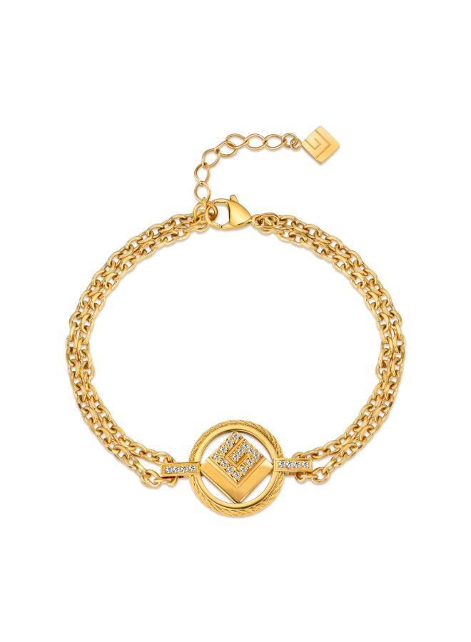 Guy Laroche Grace Gold-Plated Pearl Crystals Ring - Image 3