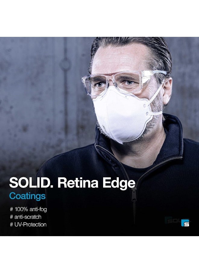 Generic - SolidWork Solid. 360° Safety Glasses with Side Extension - Image 1