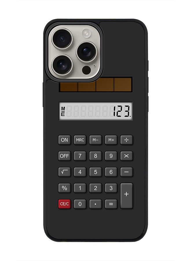 Stylizedd غطاء لجهاز iPhone 16 Pro Max [متوافق مع MagSafe] غطاء مغناطيسي نحيف لغطاء الهاتف iPhone 16 Pro Max -Calc (أسود) - Image 1