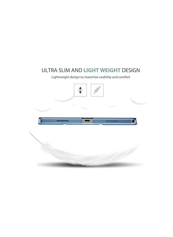 Procases - for Galaxy Tab A8 10.5 Case, Slim Stand Hard Back Shell Protective Smart Cover Case for Galaxy Tab A8 10.5 Inch 2022 SM-X200 X205 X207 -Blue - Image 1