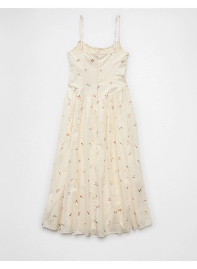 American Eagle Floral Smocked Midi Dress  - Image 2