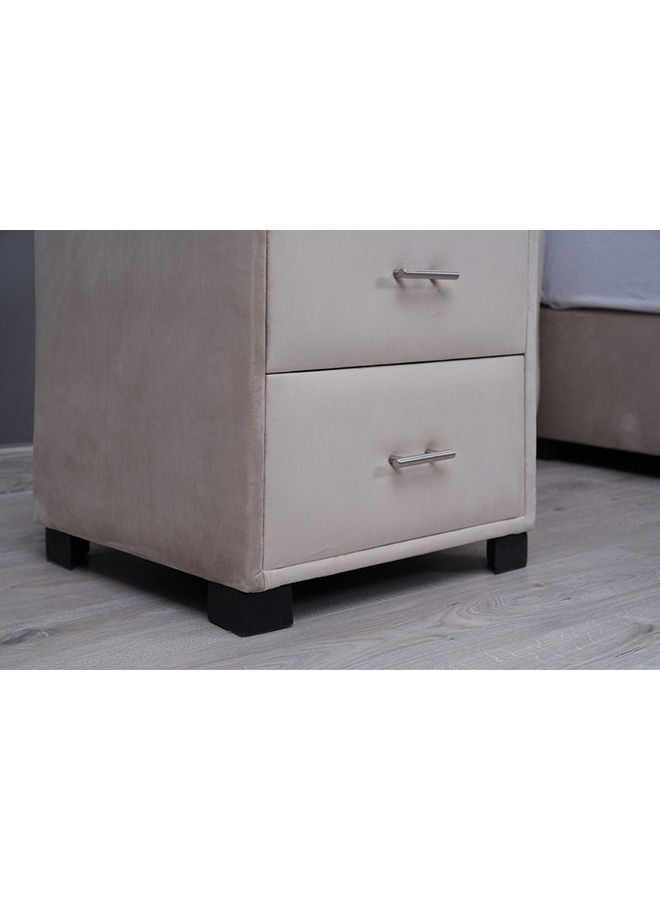 Pan Home Double Drawer With Night Stand  - Image 3