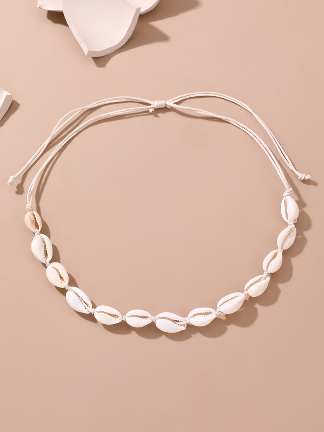 تايك تو طقم قلادة وسوار من الصدف، قطعتان - Image 5
