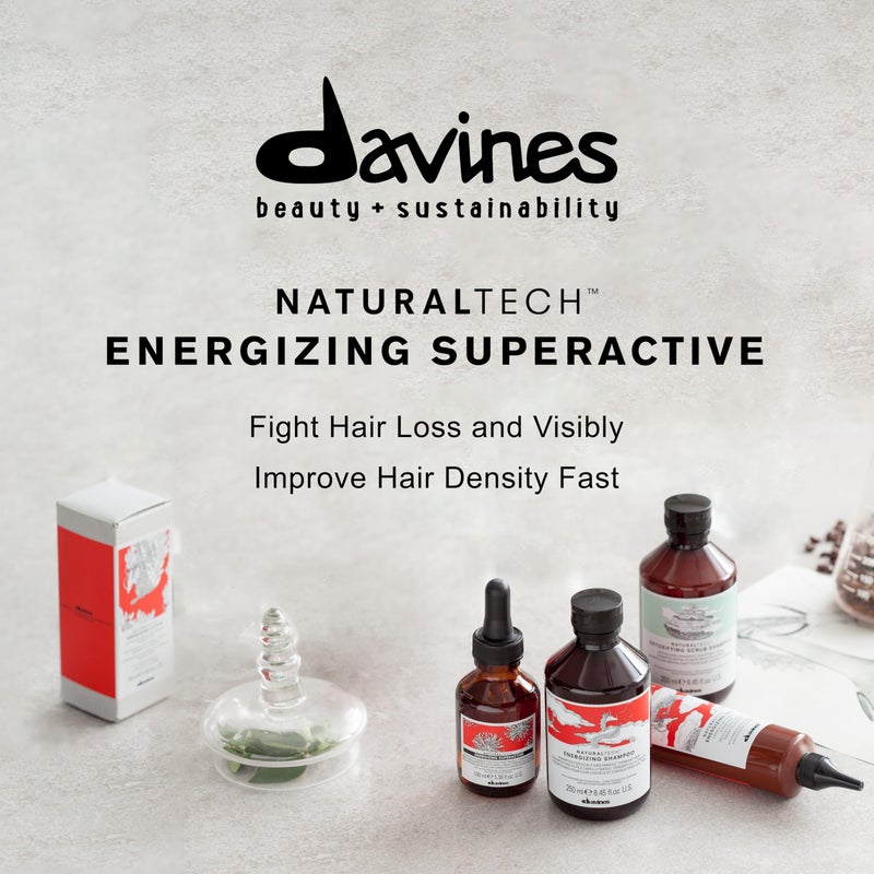 Davines Naturaltech ENERGIZING Superactive Treatment, Reduce Hair Loss, Improve Scalp Tone and Reduce Sebum Production, 3.38 Fl. Oz. - Image 2