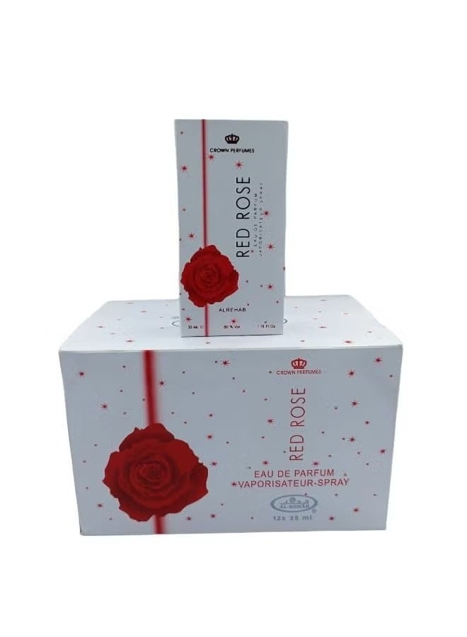 الرحاب عطر ريد روز 35 مل 12 قطعه