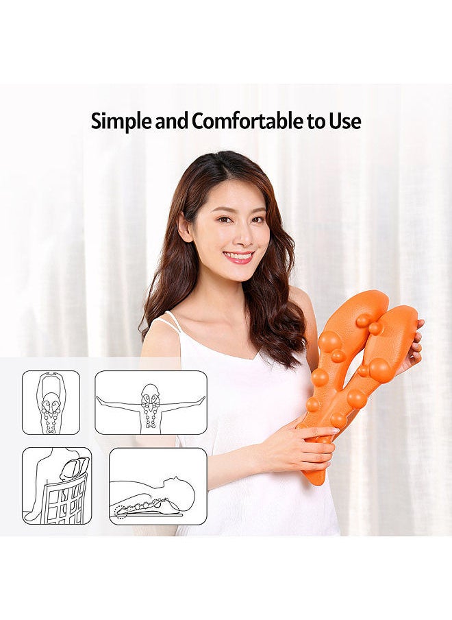 Generic - Cervical Vertebra Massage Board Brace Back Stretching Device Massager Board for Back Traction Straight Spine Back Relax Health Care - Image 1