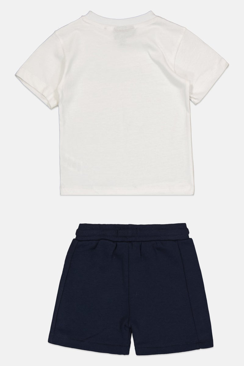 Bench Kids Boy 4 Pieces Short Sleeve Brand Logo Tops And Bottom Set, Multicolor - Image 3