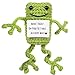 Maziky Funny Positive Frogs Mini Crochet Frogs with Positive Affirmations Cards for Inspirational Novelty Gifts and Party Decorations - Image 3