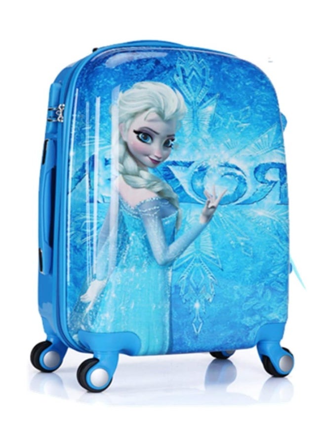 Disney Princess childred trolley case cartoon rolling bag for school Blue - Image 3